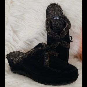 Stuart Weizmann Suede Clogs